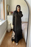 Lustre The Shimmer Frill Maxi Dress