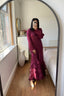 Lustre The Shimmer Frill Maxi Dress