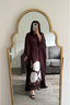 Marni Brown Floral Print By Satin Kaftan