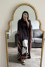 Marni Black Floral Print by Satin kaftan