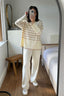 Saba Striped Comfort Lounge Set with Pockets